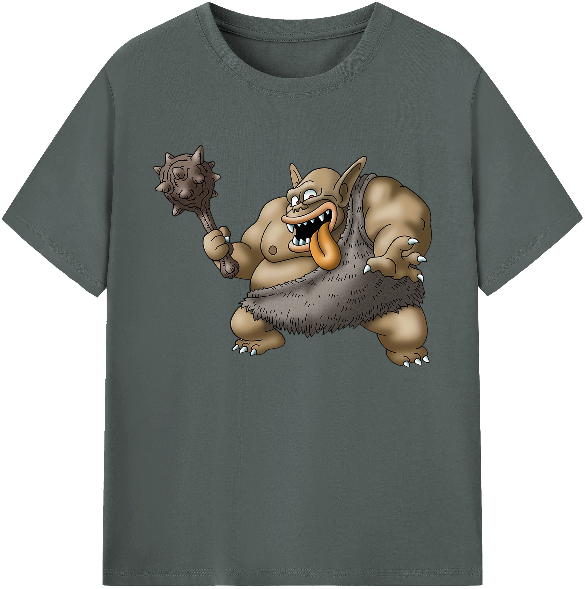 （画像用） ドラゴンクエスト Doragon Kuesuto Dragon Quest 綿100％ メンズ半袖Tシャツ｜肌触りやわらか＆通気性